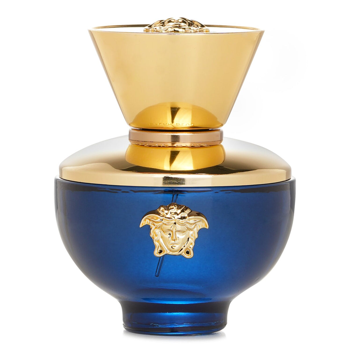 Versace Dylan Blue Eau De Parfum 50ml, a floral fruity woody scent with notes of blackcurrant, rose, and patchouli for modern elegance.