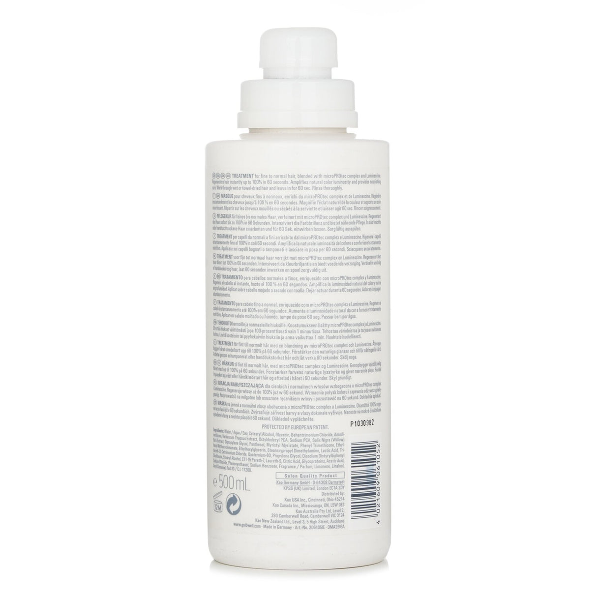 Goldwell Dual Senses Color 60SEC Treatment (Luminosity For Fine to Normal Hair)