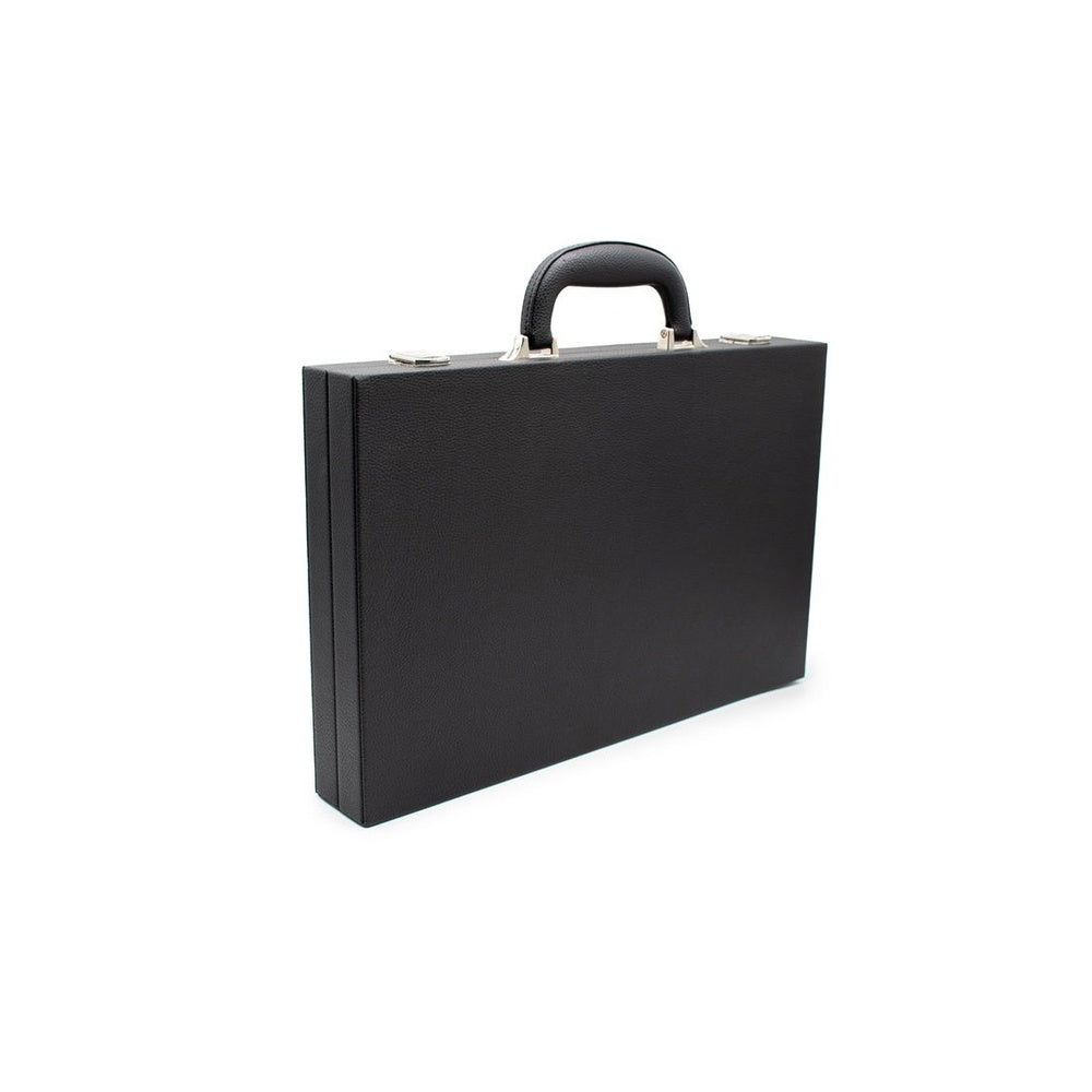 LPG Classics Leather Backgammon Set - Black Classic Game