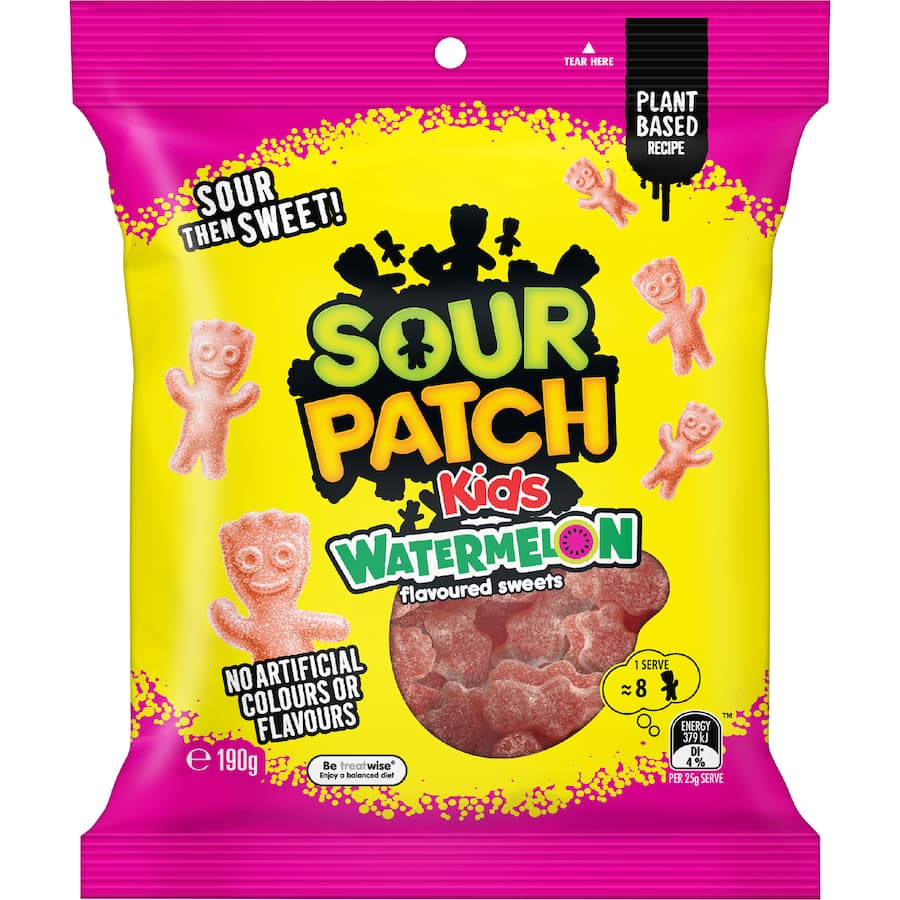 Sour Patch Kids Lollies Watermelon 190g