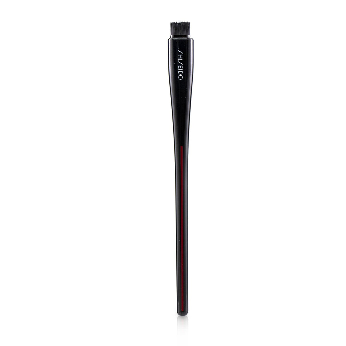 Shiseido Yane Hake Precision Eye Brush with chiseled shape for defining brows and blending eyeshadows seamlessly.