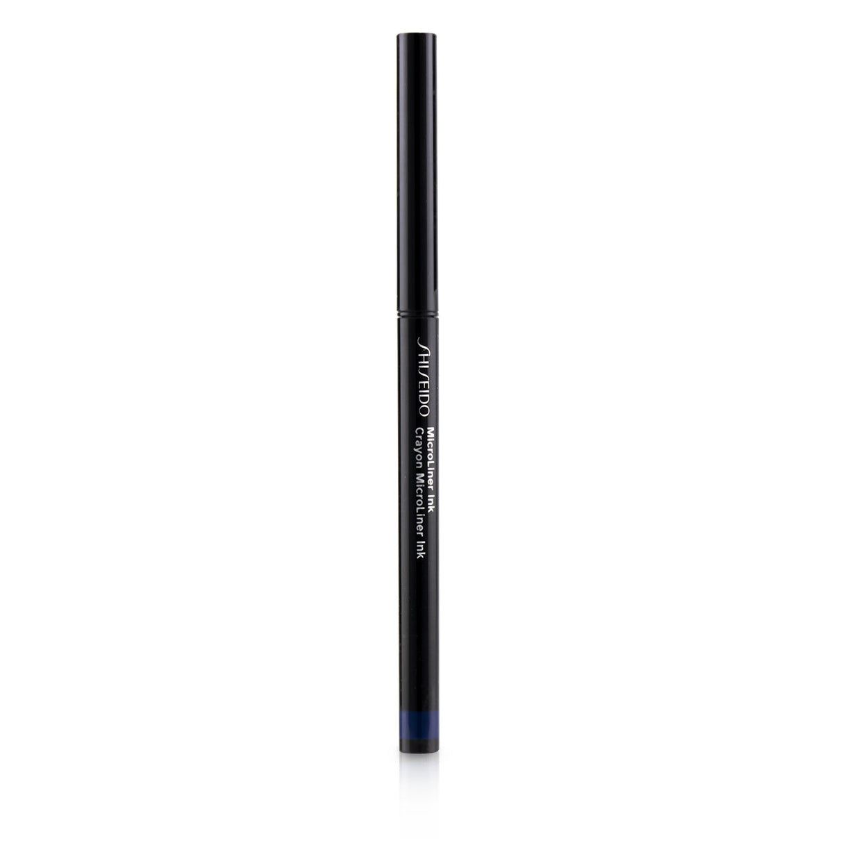 Shiseido MicroLiner Ink Eyeliner in #04 Navy, an ultra-fine, waterproof eyeliner for precise, smudge-proof application.