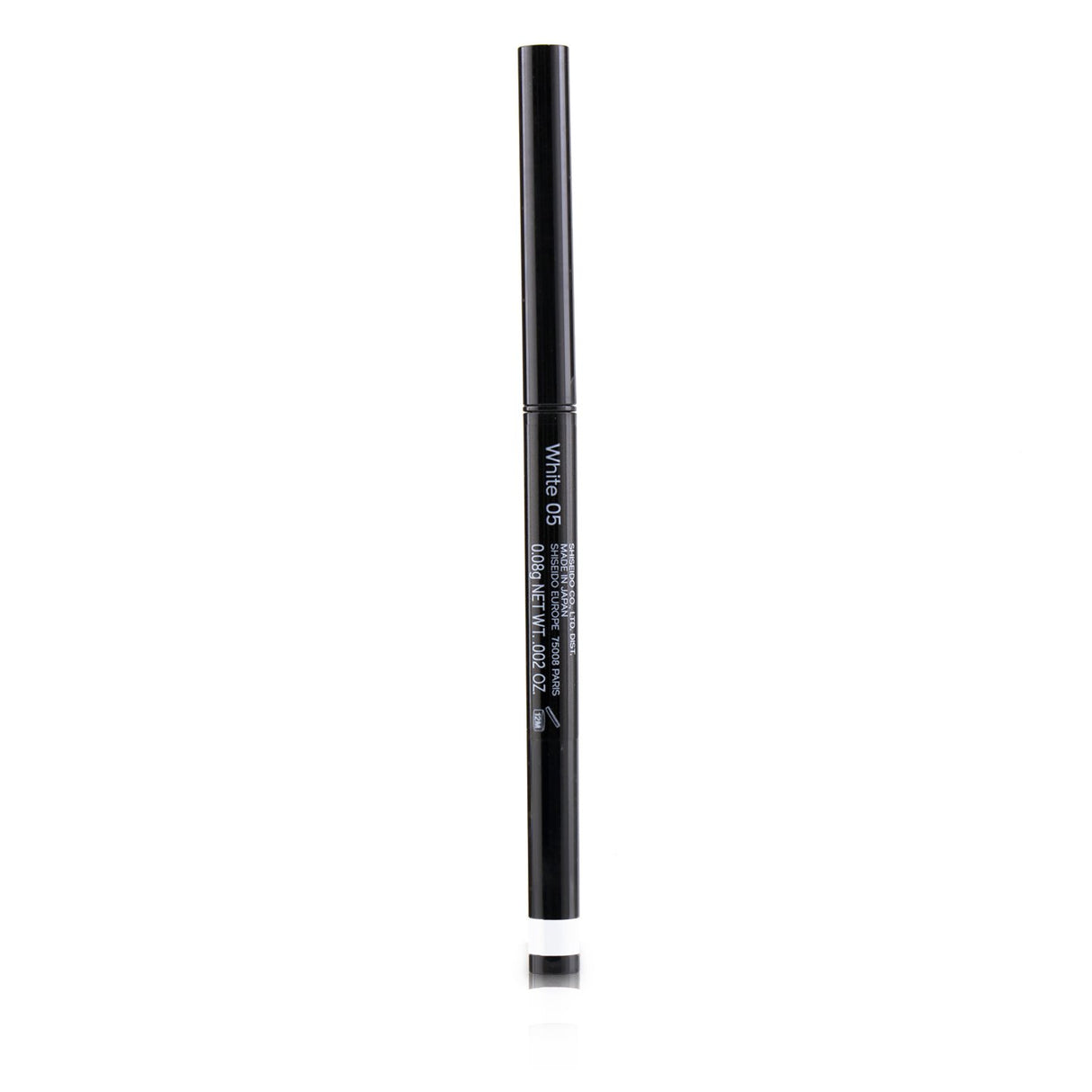 Shiseido MicroLiner Ink Eyeliner #05 White, a weightless, smudge-proof eyeliner with 24-hour wear, ideal for precision eyeliner looks.