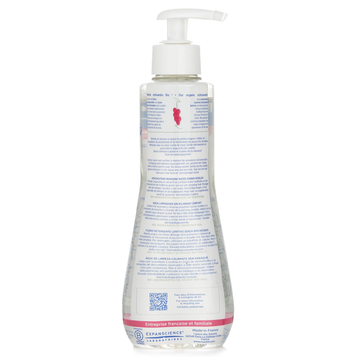 Mustela No Rinse Soothing Cleansing Water (Face & Diaper Area) - For Very Se