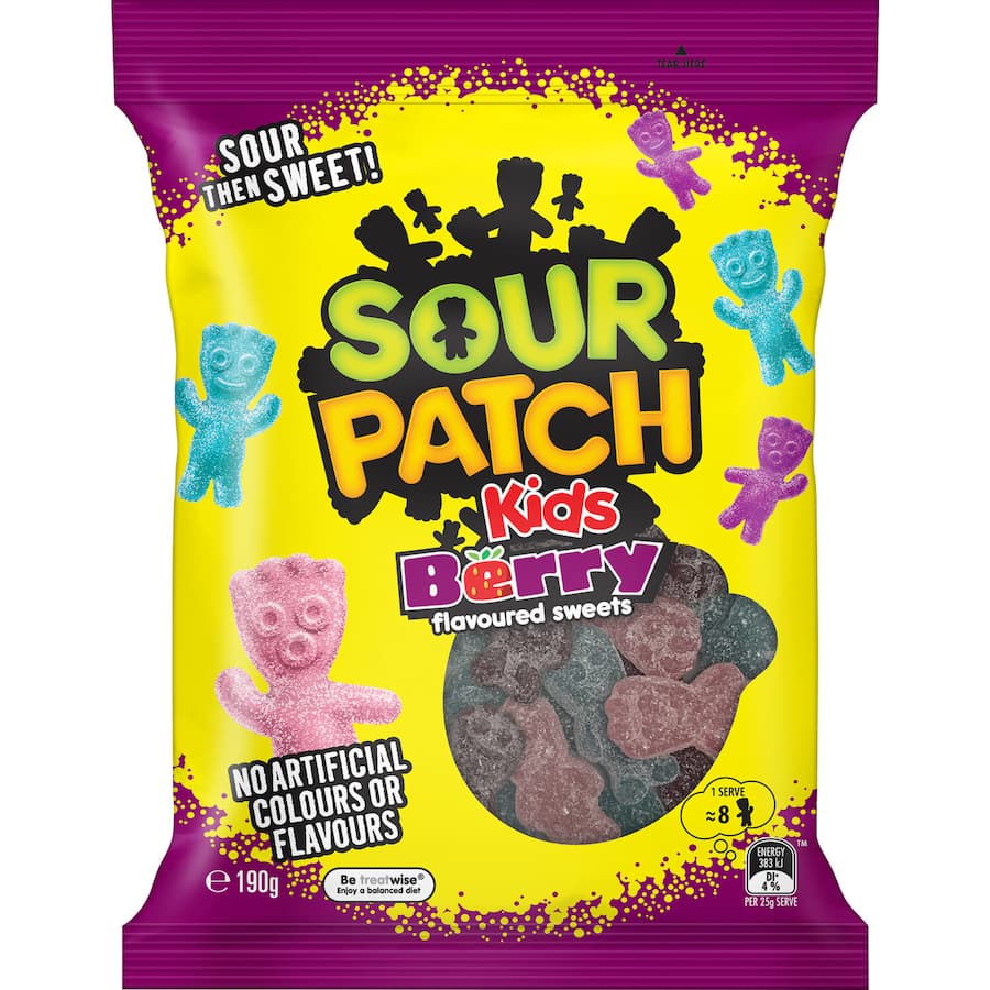 Sour Patch Kids Lollies Berry