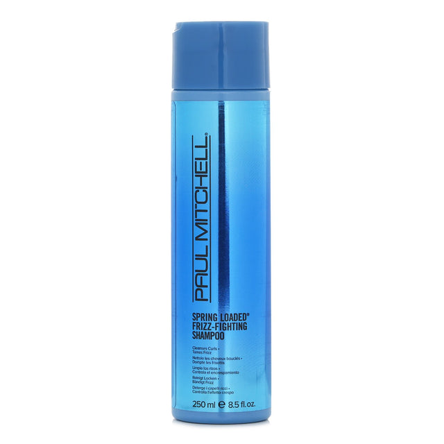 Paul Mitchell Spring Loaded Shampoo for frizz-free, defined curls, enriched with Jojoba oil and natural extracts.