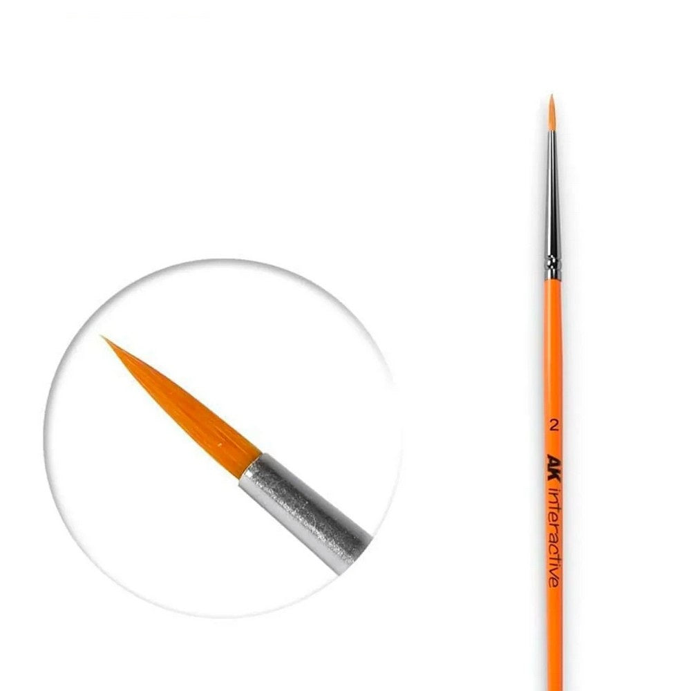 Ak Interactive - Brushes - Round Brush 2 Synthetic