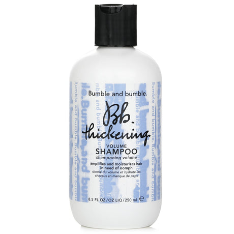 Bumble and Bumble Thickening Volume Shampoo in 250ml delivers lightweight, long-lasting volume while ensuring soft, healthy hair.