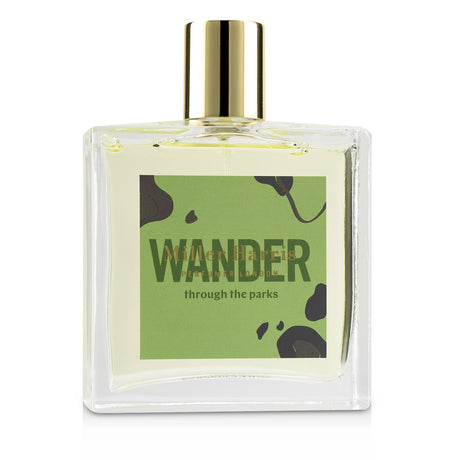 Miller Harris Wander Through The Parks 100ml perfume bottle, floral green scent with fresh grapefruit, fig, and musk notes.