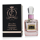 Juicy Couture Royal Rose Eau De Parfum Spray (100ml) featuring a warm, refined blend of rose, incense, and musk for modern women.