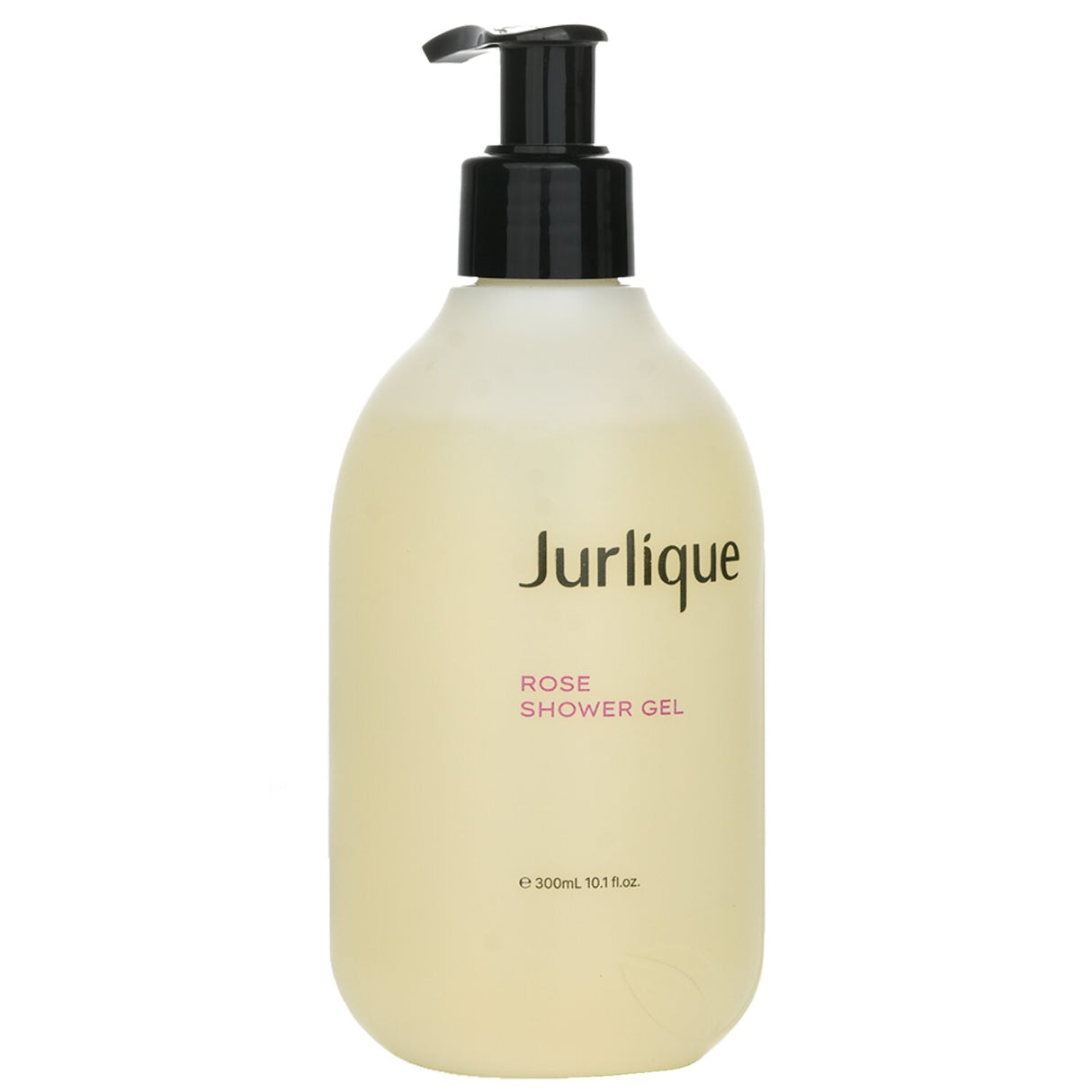 Luxurious Jurlique Softening Rose Shower Gel in 300ml, soap-free, enriched with chamomile, delivers a refreshing natural rose scent.