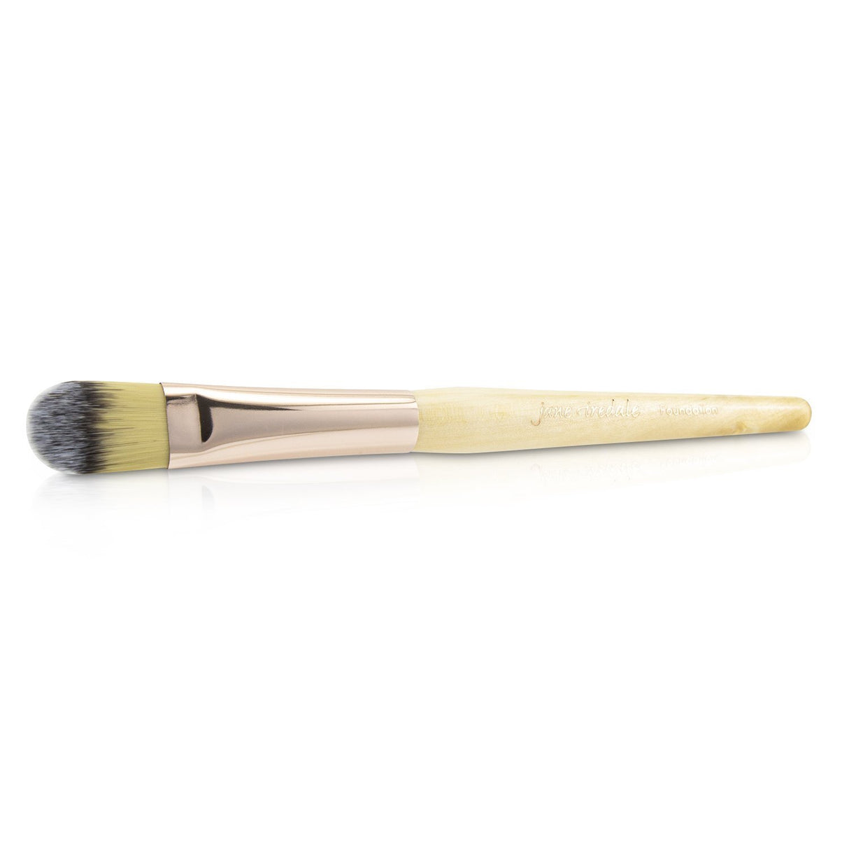 Jane Iredale Foundation Brush in Rose Gold, ideal for seamless liquid makeup application and flawless coverage.