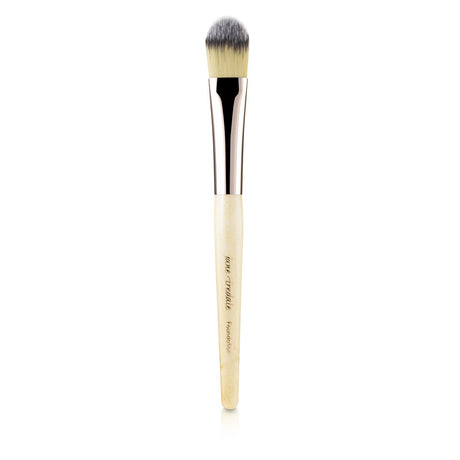 Jane Iredale's luxurious Rose Gold Foundation Brush for flawless liquid makeup application and seamless blending.