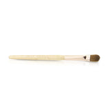 Handcrafted Jane Iredale Deluxe Shader Brush in Rose Gold for seamless eyeshadow blending and shimmer application.