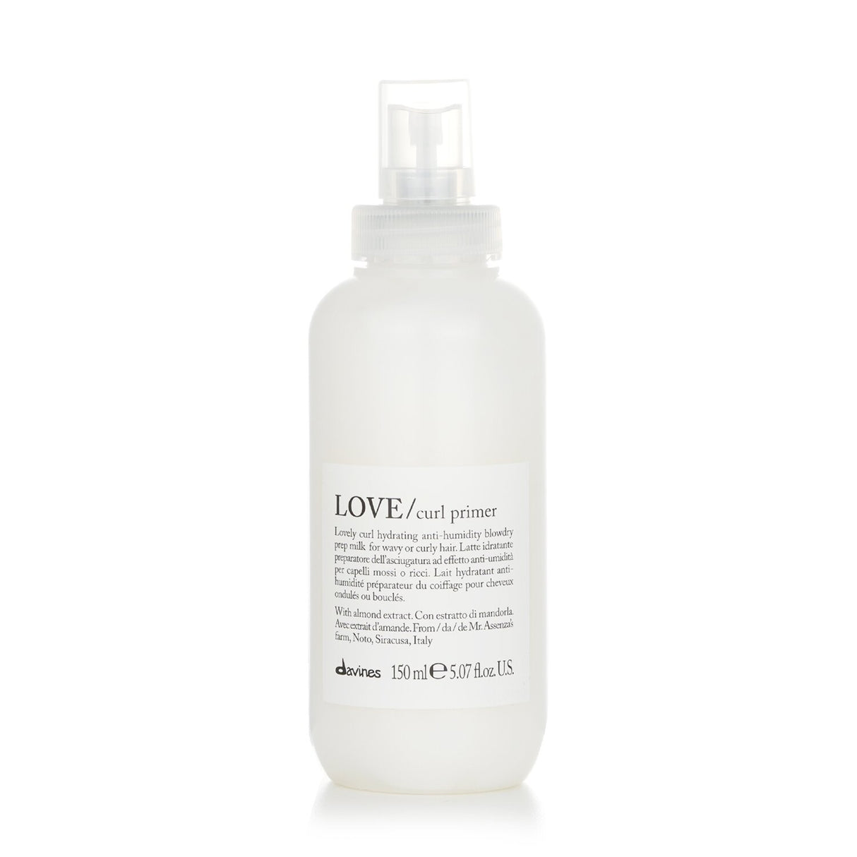 Davines Love Curl Primer (Lovely Curl Hydrating Anti-Humidity Blowdry Prep Milk