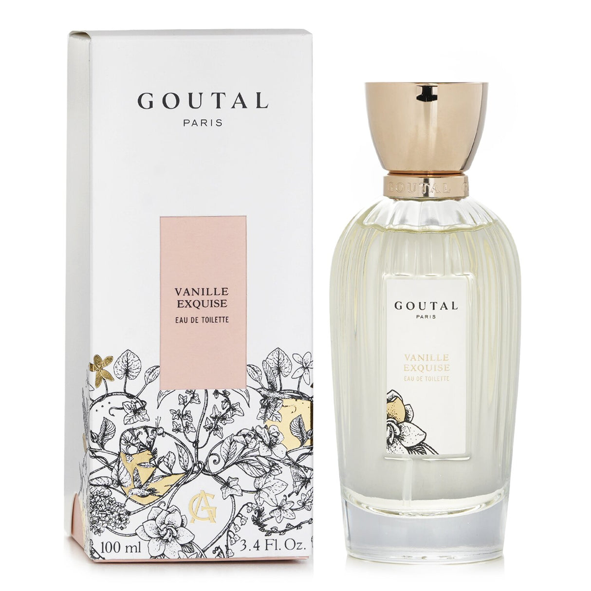 Goutal Vanille Exquise Eau De Toilette 100ml, a luxurious oriental vanilla fragrance with sweet, creamy, and smoky notes.