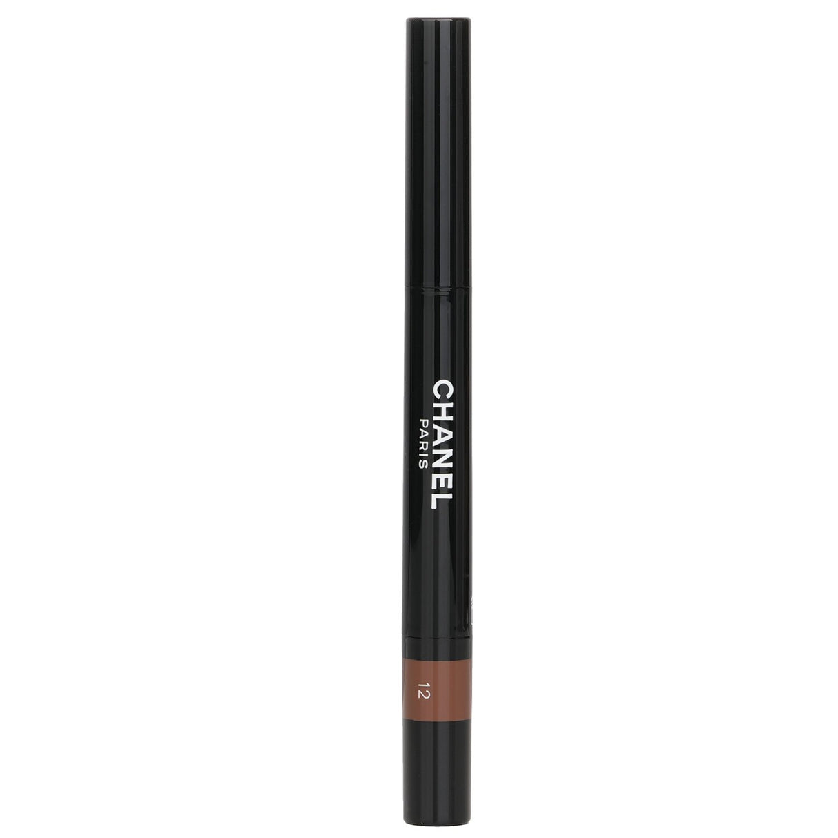 Chanel Stylo Ombre Et Contour #12, a versatile 3-in-1 eyeshadow, liner, and kohl, featuring a creamy texture for easy application.