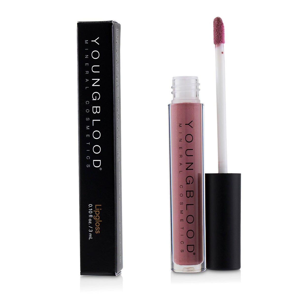 Youngblood Lipgloss in Fantasy: Enchanting shade, non-sticky formula, enhances lips with moisture and luminous color.