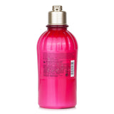 L'Occitane Rose Body Lotion in a 250ml bottle, enriched with shea butter and rose water for soft, hydrated skin.