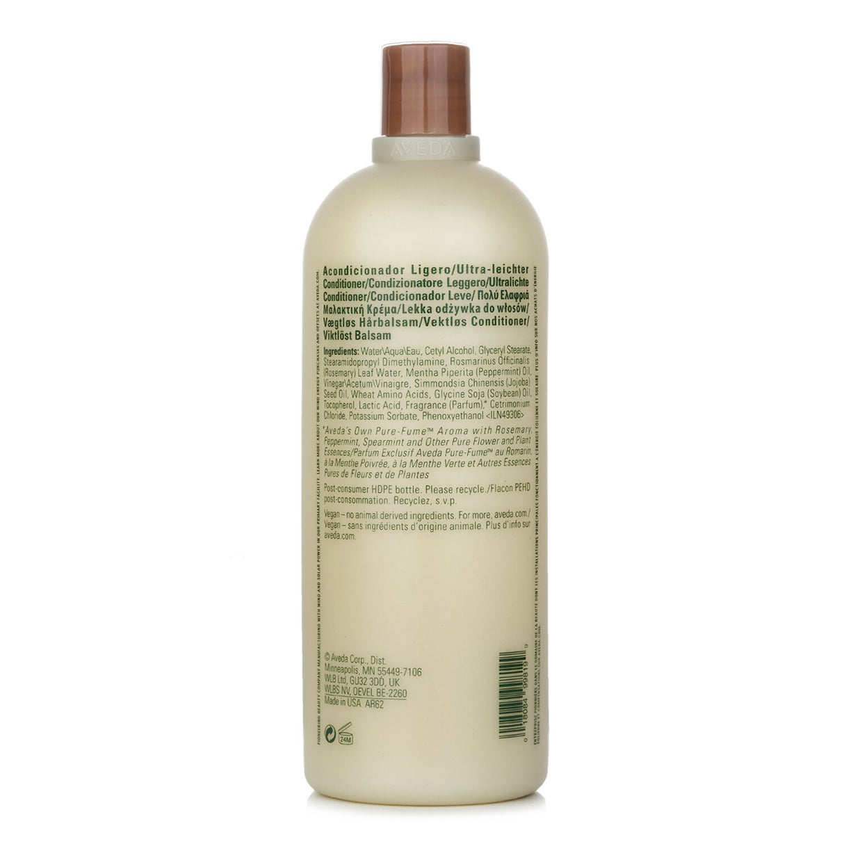 Aveda Rosemary Mint Weightless Conditioner in 1000ml, offers weightless hydration with a refreshing blend of essential oils.