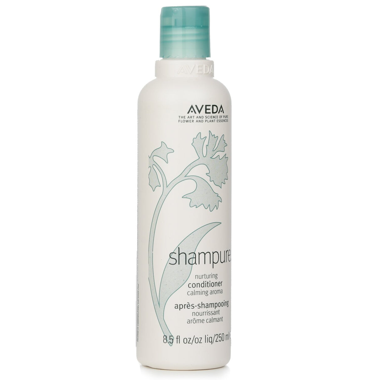 Aveda Shampure Nurturing Conditioner 250ml, a silicone-free formula with Abyssinian oil for detangling, shine, and calming aroma.