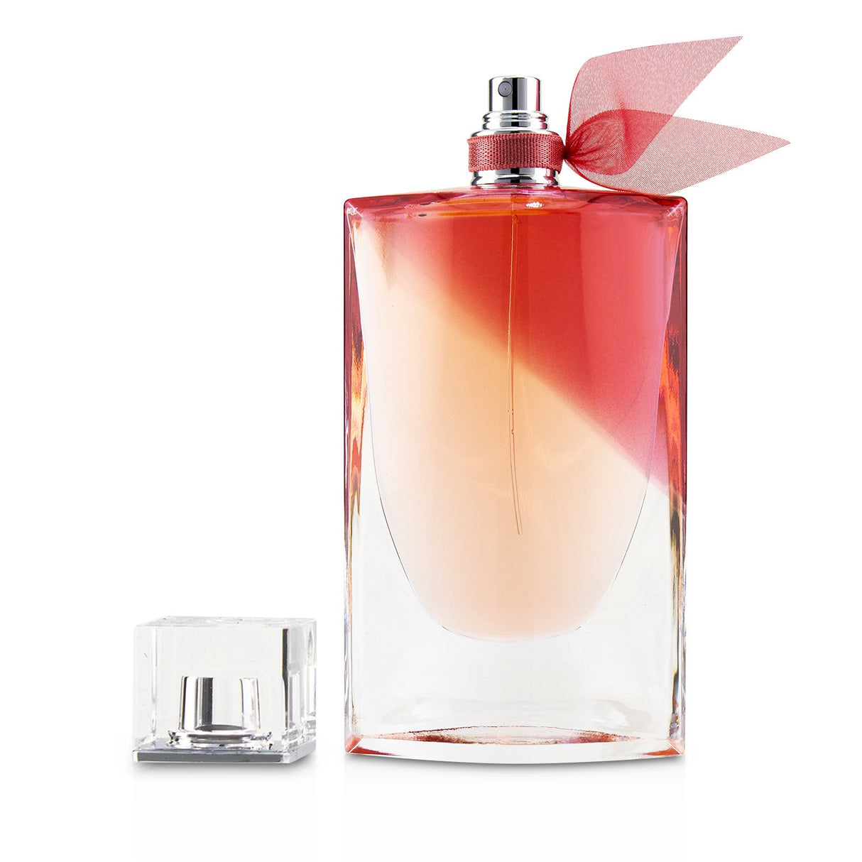 Elegant 100ml Lancôme La Vie Est Belle En Rose Eau De Toilette, featuring vibrant floral notes of bergamot, peony, and sandalwood.