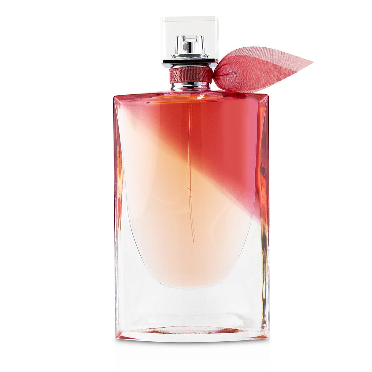 Lancôme La Vie Est Belle En Rose 100ml spray, vibrant floral fragrance blending bergamot, peony, and sandalwood for modern elegance.