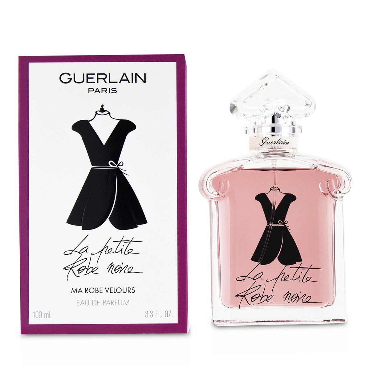 Luxurious fruity floral perfume in a heart-shaped pink bottle, featuring notes of blackberry, rose, and patchouli.