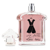 Guerlain La Petite Robe Noire Ma Robe Velours is a fruity floral perfume in a heart-shaped pink bottle, perfect for any occasion.