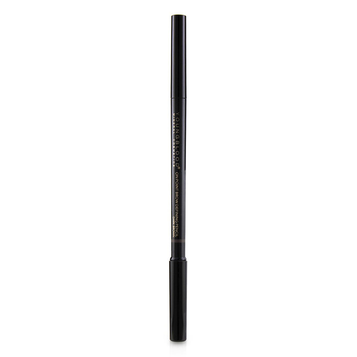 Youngblood On Point Brow Defining Pencil in Dark Brown, a waterproof, smudge-free tool for flawless, natural-looking brows.