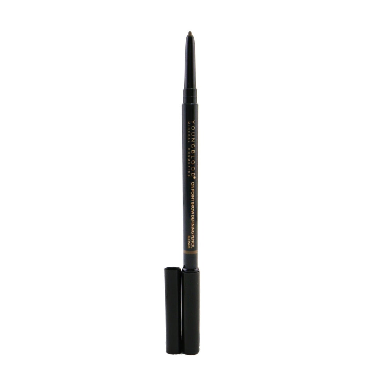 Youngblood On Point Brow Defining Pencil in Blonde, a precision twist-up pencil for defined, lasting, and nourished brows.