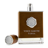 Vince Camuto - Terra Eau De Toilette Spray, a 100ml aquatic woody fragrance for men with citrus, sandalwood, and vanilla notes.