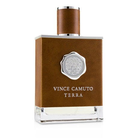 Vince Camuto - Terra 100ml/3.4oz Eau De Toilette Spray featuring fresh citrus, creamy sandalwood, and earthy wood notes.