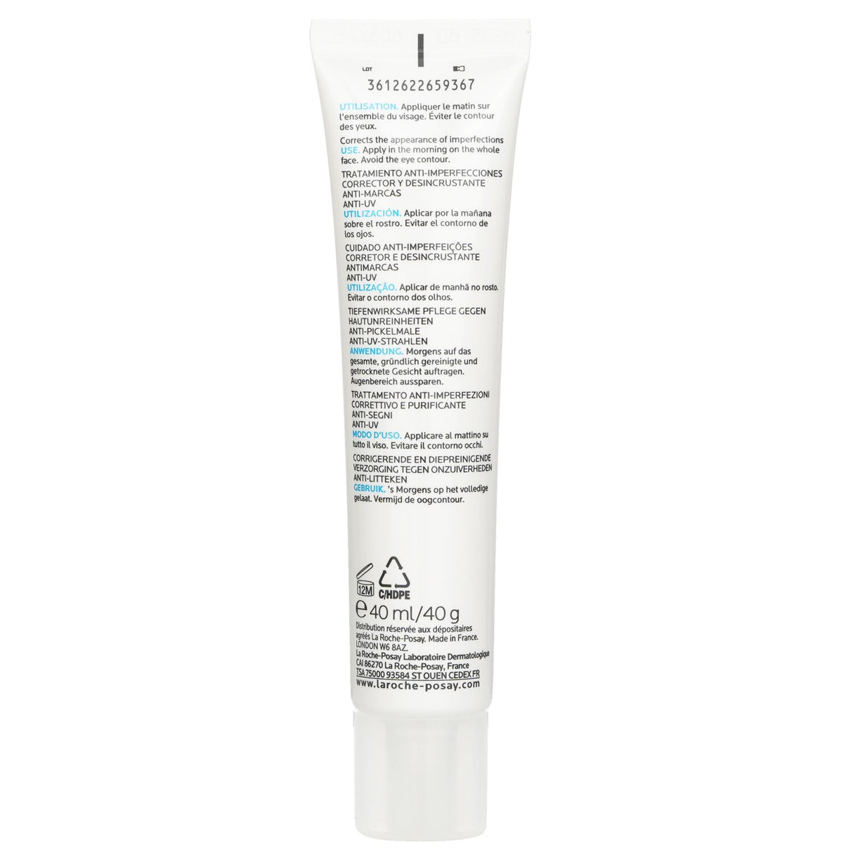 La Roche Posay Effaclar Duo (+) Corrective Unclogging Care Anti-Imperfections An