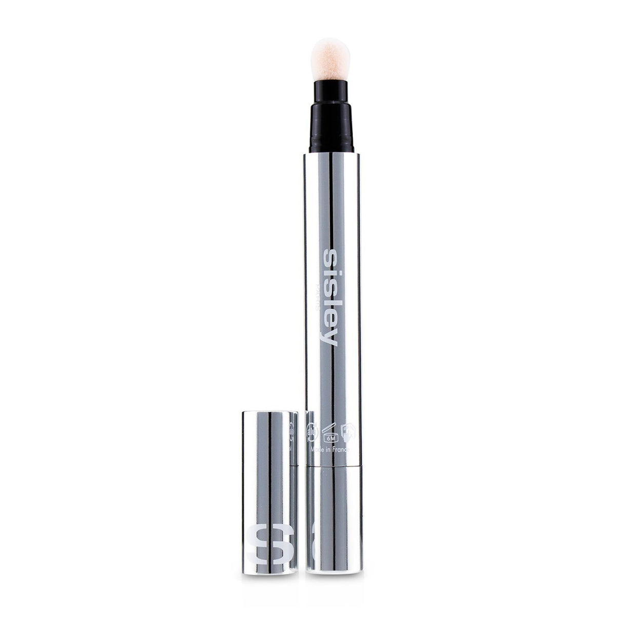 Sisley Stylo Lumiere pen in #3 Soft Beige brightens skin with light-reflective pigments for a radiant, youthful glow.