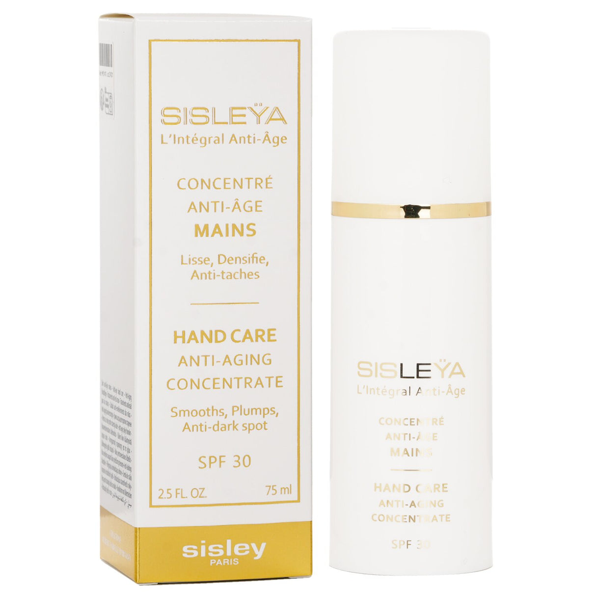 Luxurious anti-aging hand cream with SPF 30, enriched with extracts for youthful, plump hands and UV protection.