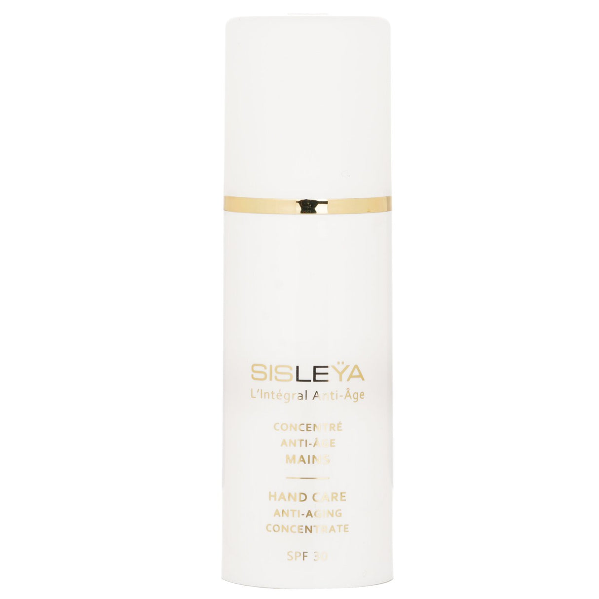 Luxurious anti-aging hand cream with SPF 30, enriched with extracts to smooth skin and reduce fine lines.