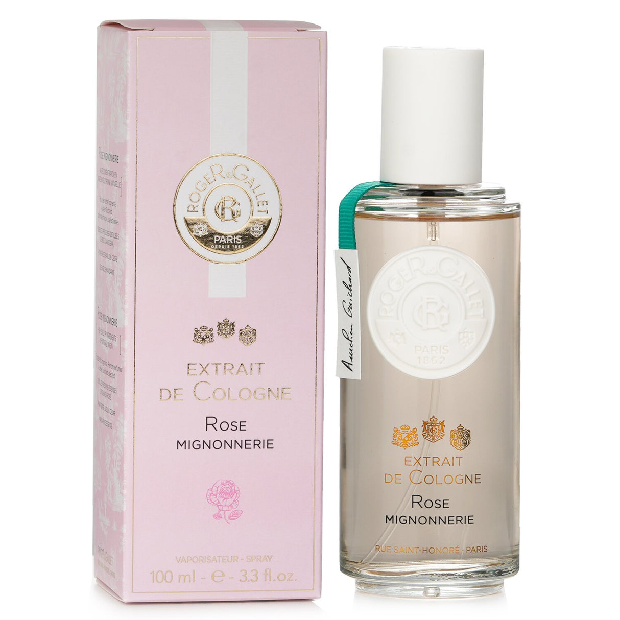 Elegant 100ml floral cologne spray featuring mandarin, rose, and cedar notes, ideal for the modern woman.