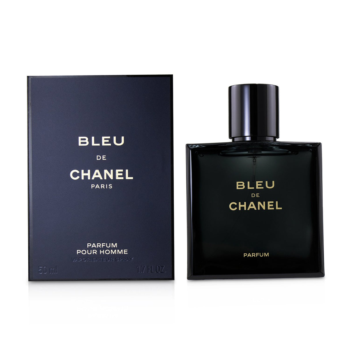 Chanel Bleu De Chanel Parfum Spray (50ml) - A citrus woody fragrance for men, blending fresh and sensual notes for any occasion.