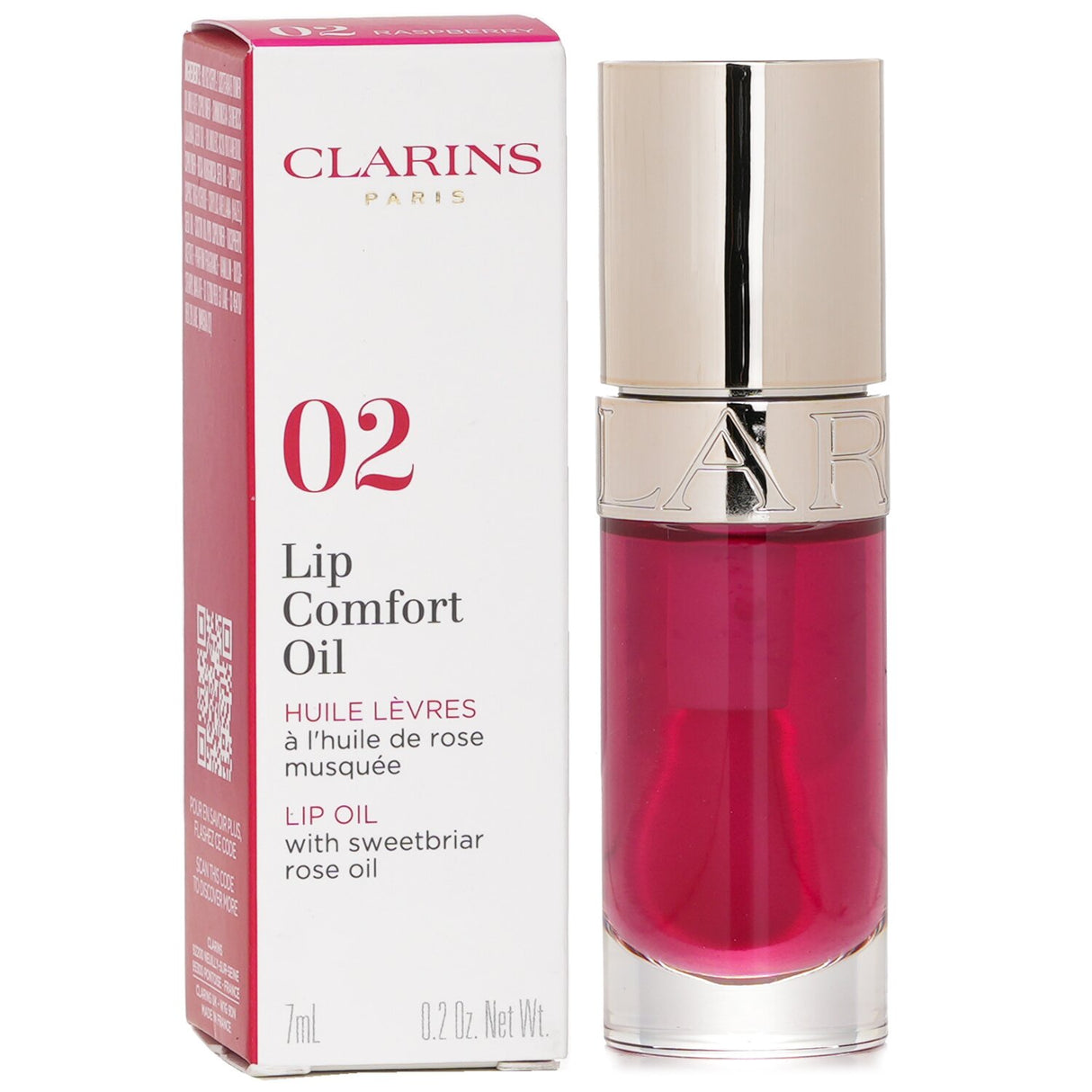Clarins Lip Comfort Oil - # 02 Raspberry 7ml/0.1oz