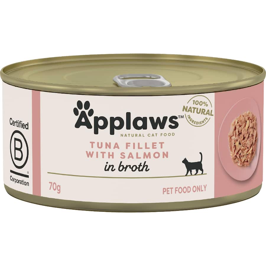 Applaws Wet Cat Food Tuna Fillet With Salmon 70g