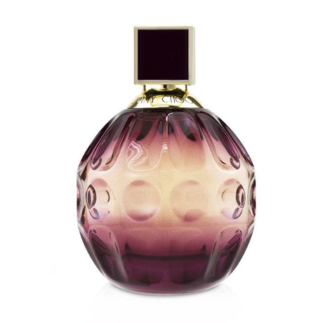 Jimmy Choo Fever Eau De Parfum Spray 100ml, a floral gourmand fragrance with notes of lychee, vanilla orchid, and sandalwood.