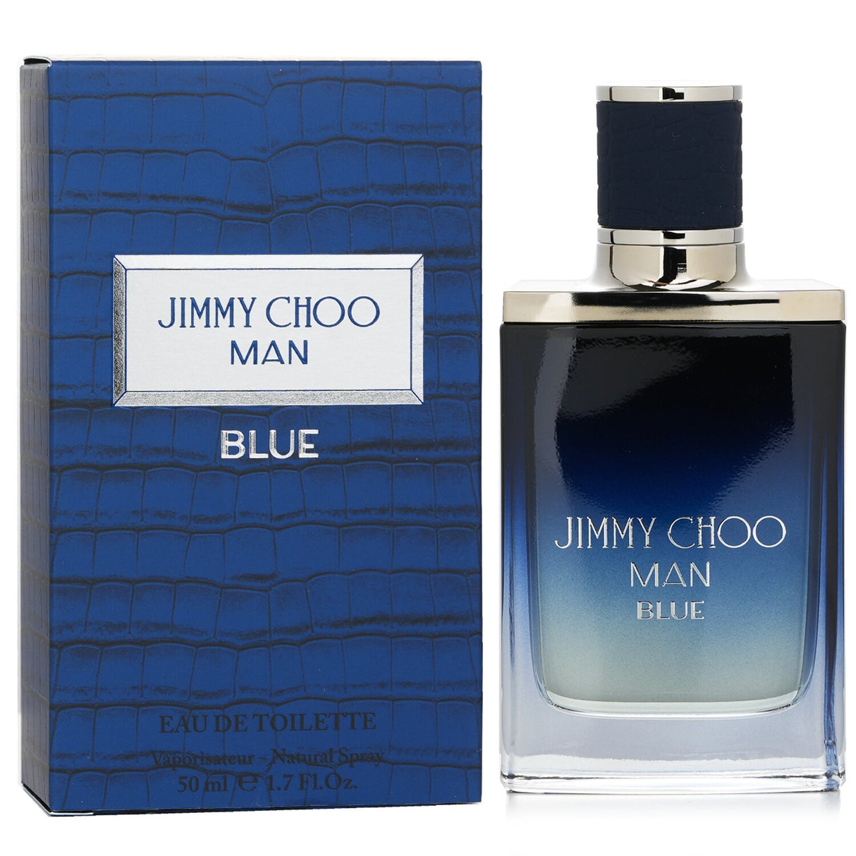 Jimmy Choo Man Blue Eau De Toilette 50ml: a woody aromatic fragrance blending clary sage, cypress, and sandalwood for modern masculinity.