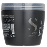 AlfaParf Semi Di Lino Detoxifying Mud in a 500ml jar, designed to cleanse and revitalize all hair types with a unique clay texture.