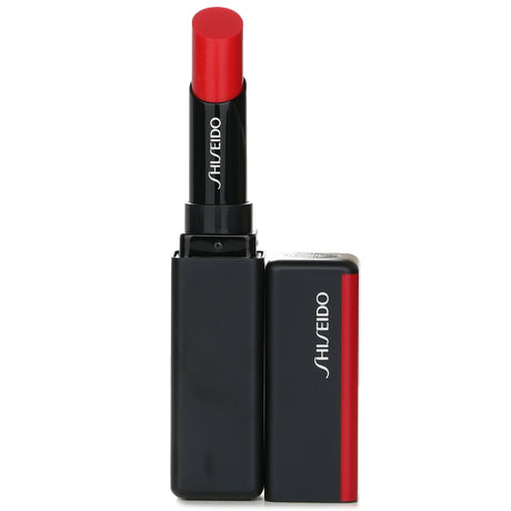 Shiseido ColorGel LipBalm #105 Poppy offers sheer cherry tint, moisturizing formula, and glossy finish for natural lip enhancement.