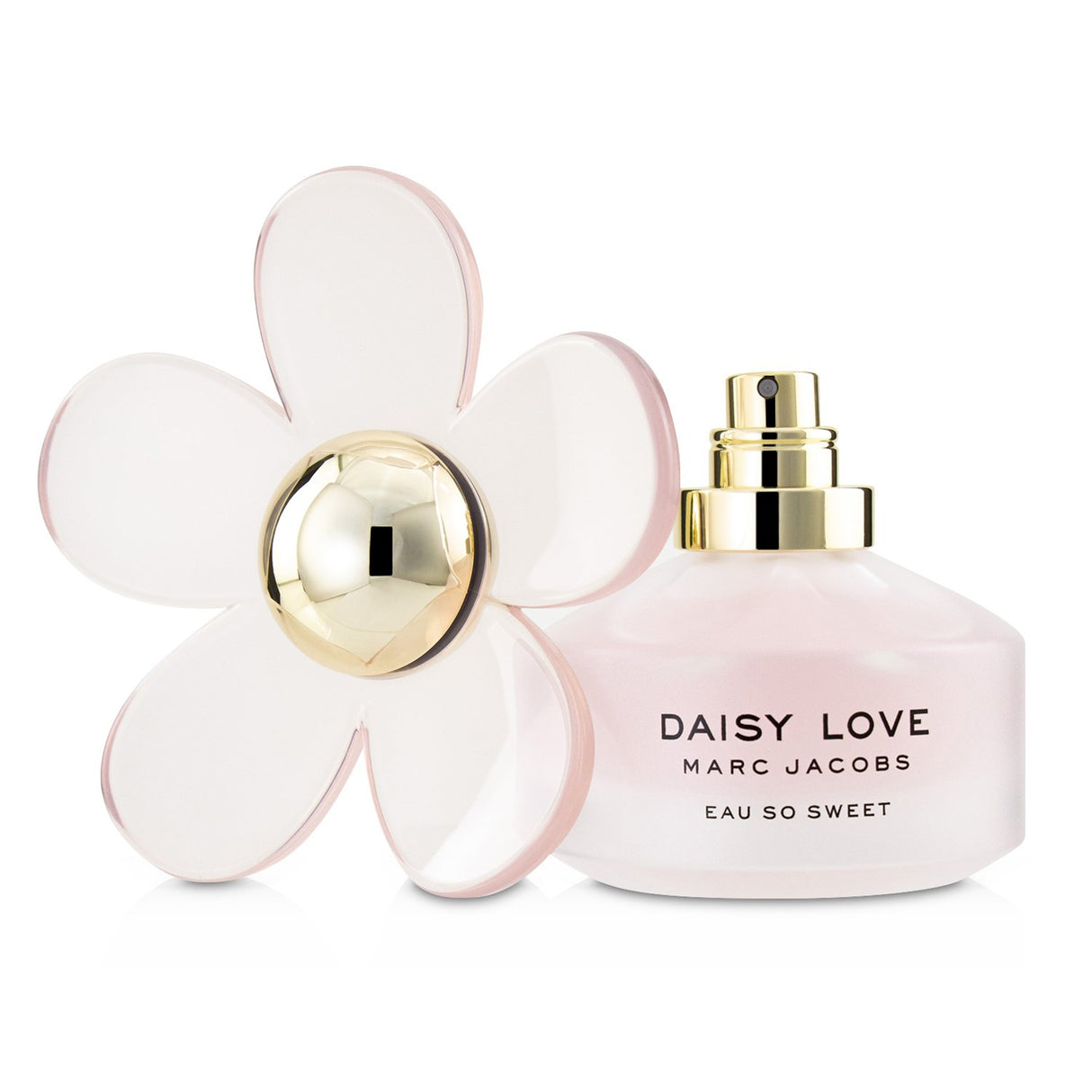 Marc Jacobs Daisy Love Eau So Sweet 50ml spray features fruity floral notes of raspberry and daisy petals, perfect for daily wear.