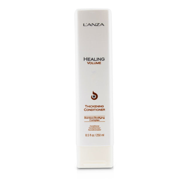 Lanza Healing Volume Thickening Conditioner for fine hair, enriched with keratin for added volume and hydration.