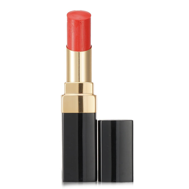Chanel Rouge Coco Flash Lip Colour #60 Beat in 3g, a hydrating, vibrant lipstick for a shiny, seductive pout.