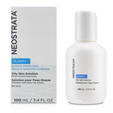 Neostrata Clarify toner with 8% AHA, designed for oily, blemish-prone skin; exfoliates, unclogs pores, and reduces shine.