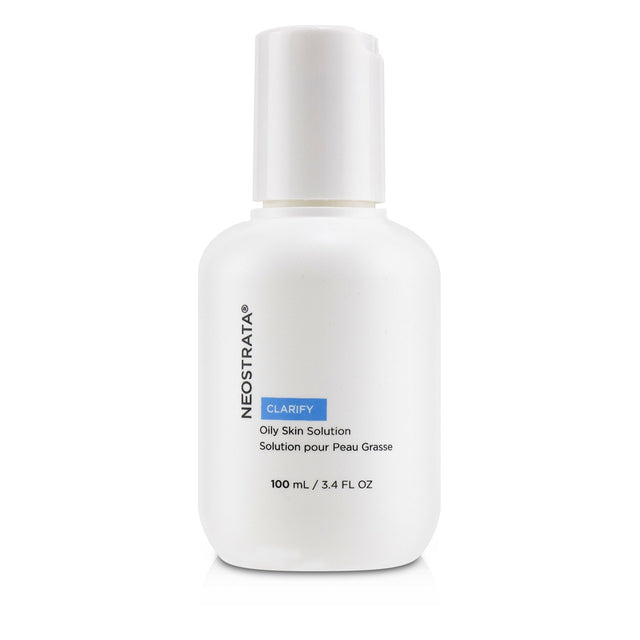 Neostrata Clarify 8% AHA solution for oily, blemish-prone skin, exfoliates and unclogs pores for a clear, fresh complexion.